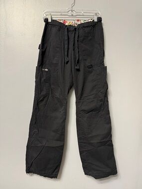 Women's Black Cargo Jogger Pants with Utility Pockets